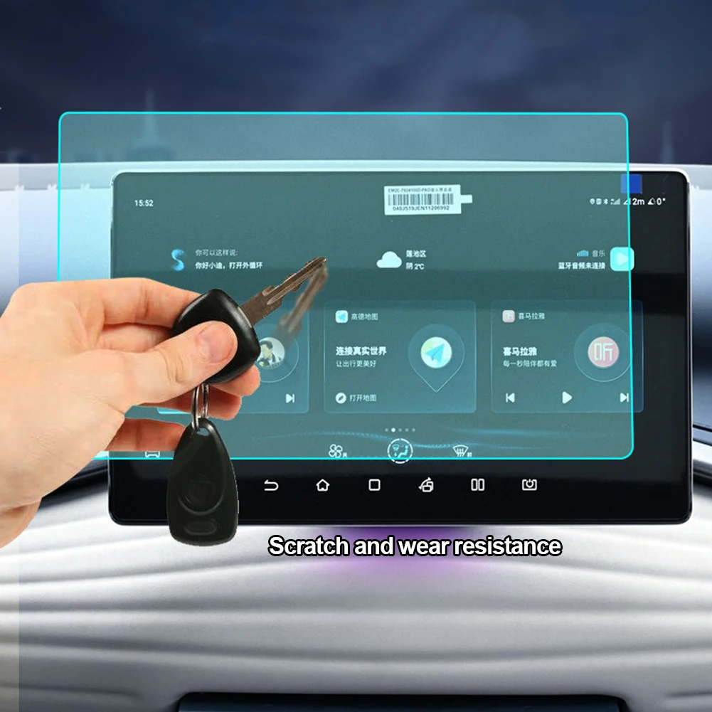 자동차 GPS 네비게이션 강화 스크린 대시 보드 디스플레이 보호대 커버, 내부 보호 필름, BYD Atto 3 Yuan Plus 2022 2023