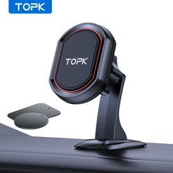 TOPK Magnetic Car Dashboard Phone Holder | Super Strong Magnet (For Dashboard)