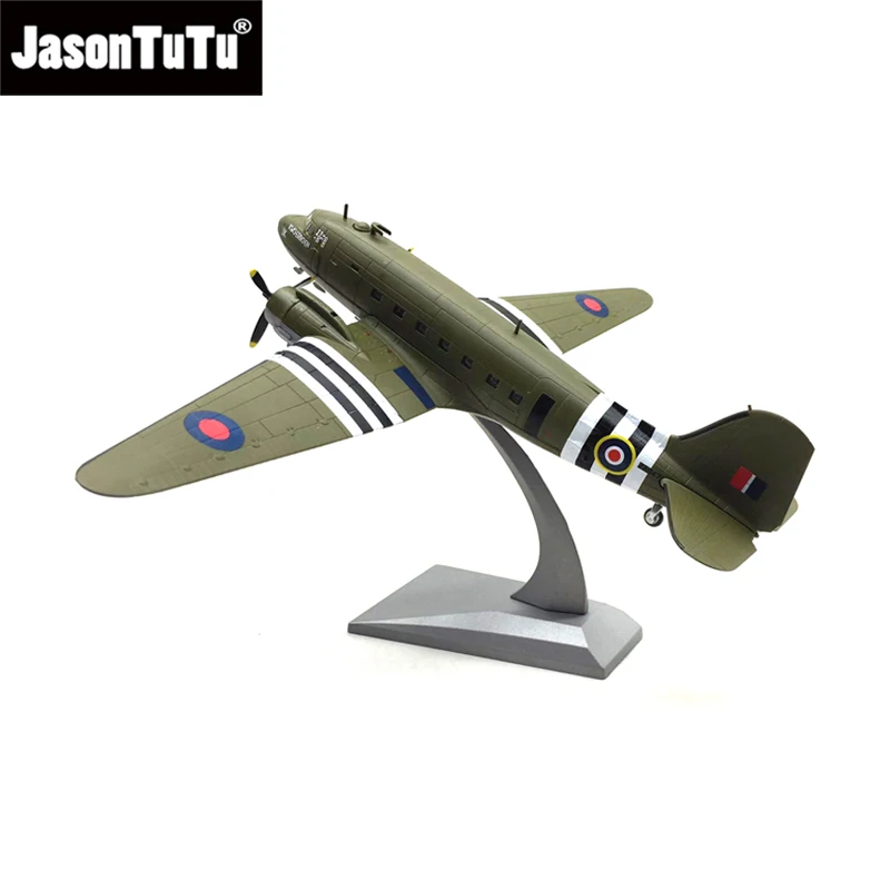 Jason Tutu Modello In Lega In Scala 1/100 Diecast C-47 Modello Di Aereo Da Trasporto Dc3 Drop Shipping