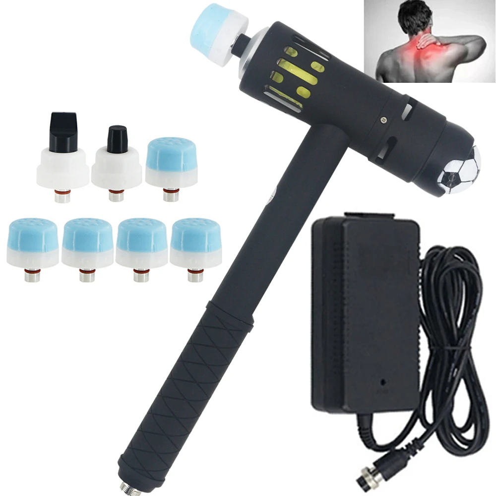 

2023 Shock Wave Devices For Effective Muscle Relax Massager Professsional 2 in 1 Shockwave Therapy Machine Chiropractic Gun