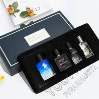 Brand Perfume Men For Date 120ml Pheromone Perfumes Masculinos Lasting Charming Man Spray Parfums Homme Gift Box 4 Pcs Set New