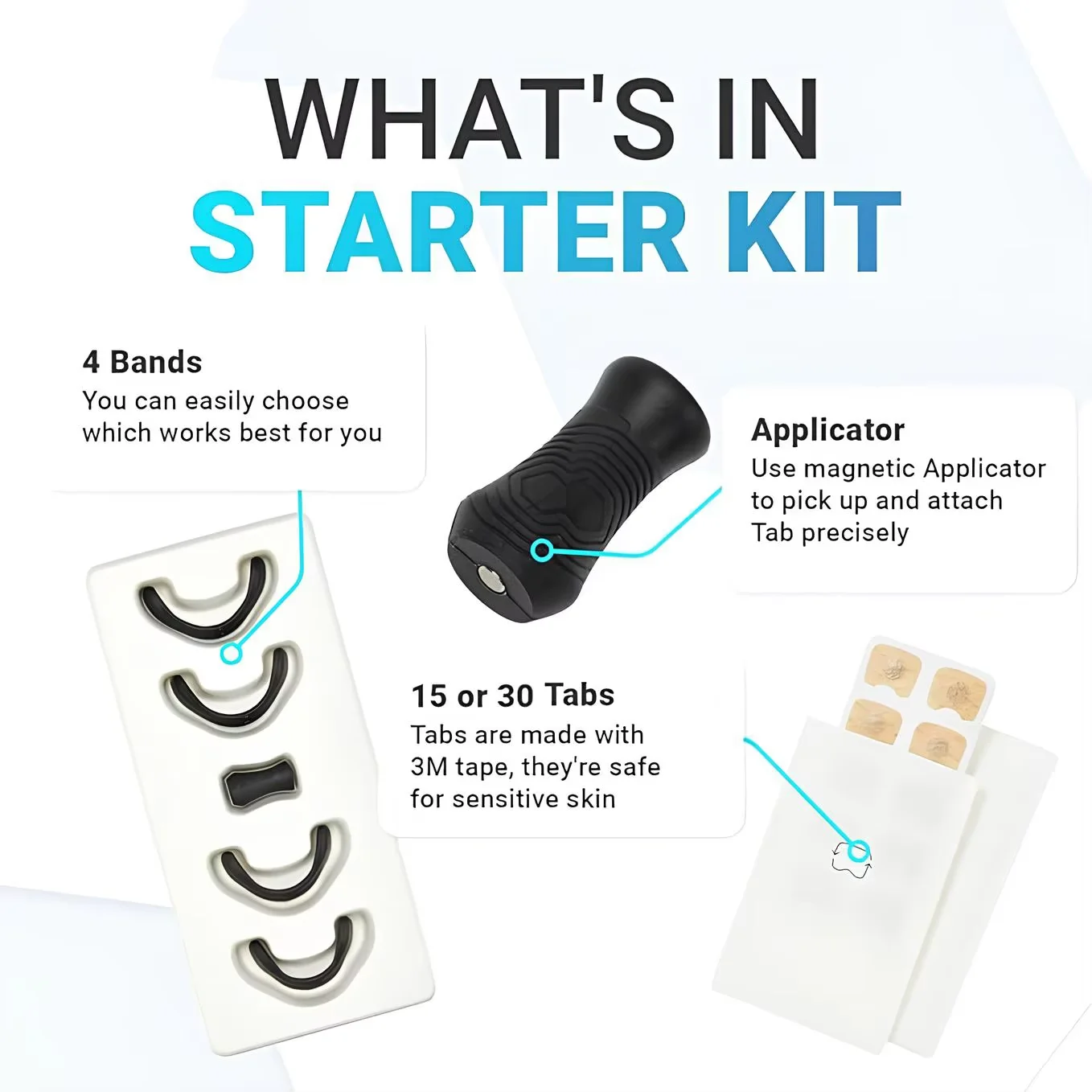 15Pairs Magnetic Nasal Breathing Dilators Kits Sport Nasal Dilator Boost Oxygen Intake,Breathing Refill Nose Clip 5