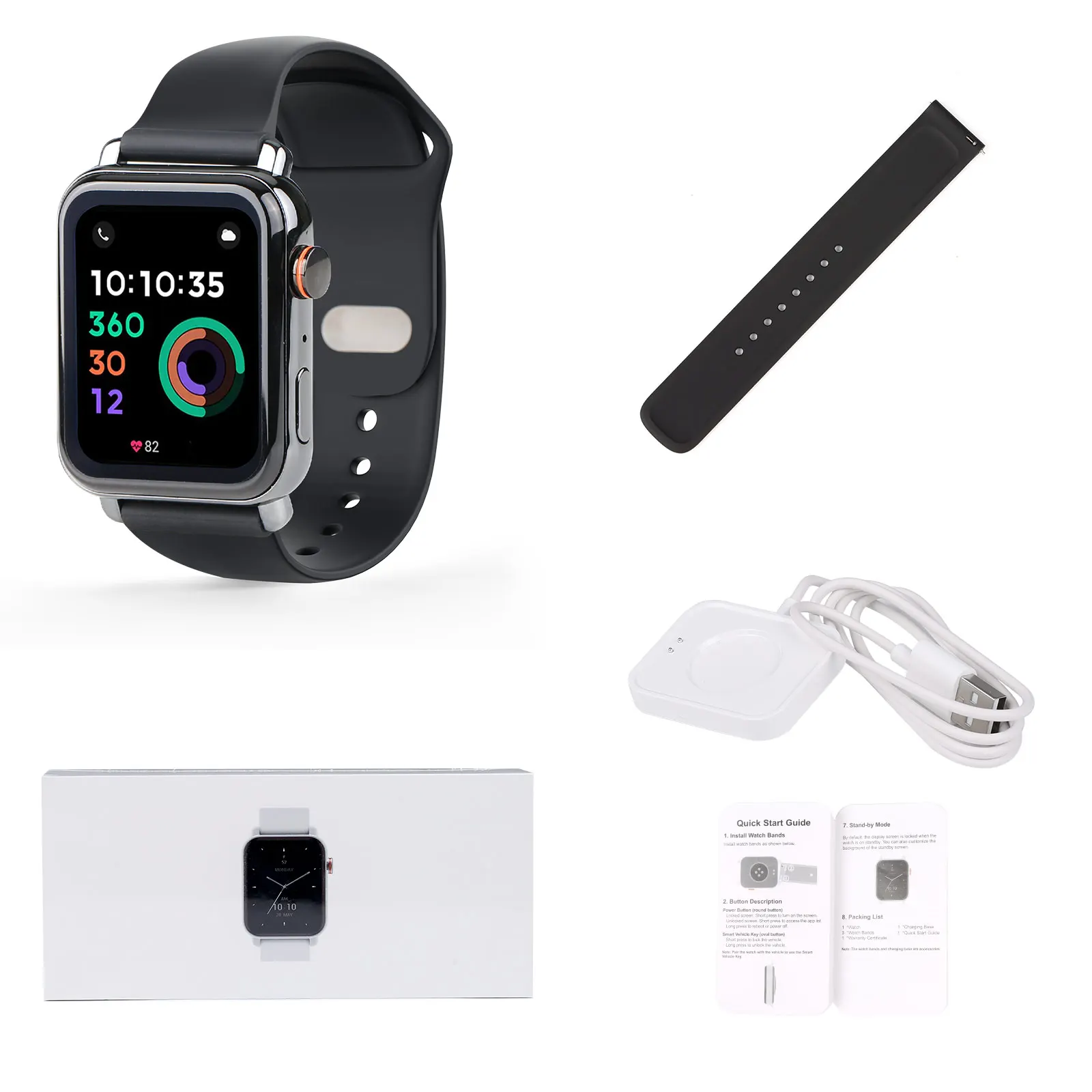 

OTOFIX Watch Smart Key Watch With VCI Smart Watch+Smart Phone Voice Control Lock/Unlock Doors Trunk Remote Car Start