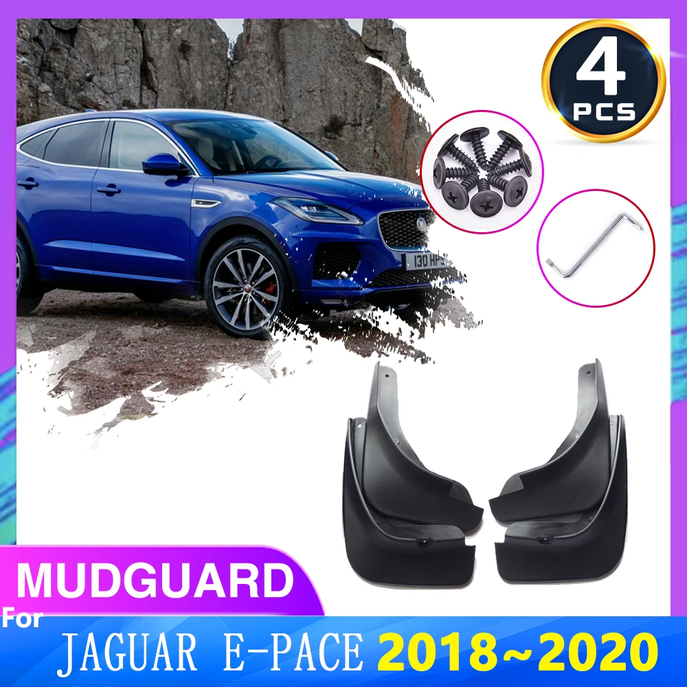 Per Jaguar E-Pace 2018 2019 2020 E Pace Ruote Parafango 4 Pezzi Paraspruzzi Auto Parafango Anteriore E Posteriore Parafango Auto Accessori Auto