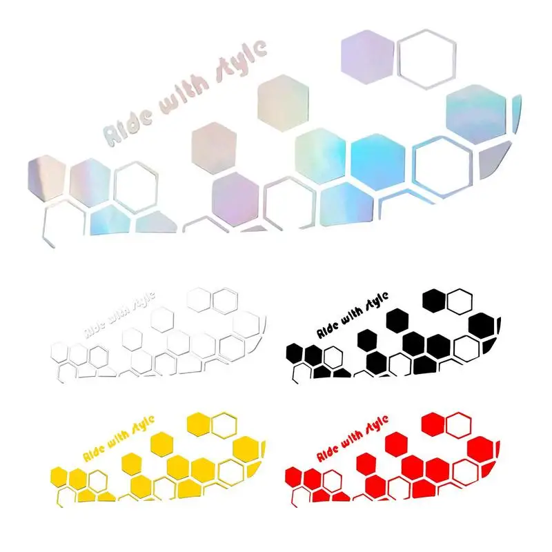 

Honeycomb Motorcycles Stickers Car Reflective Sticker Decal Universal Auto Protector Stickers With Precision Cutting For Vehicle