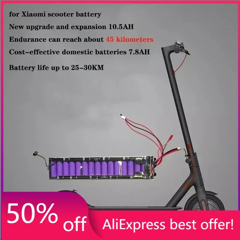 

Аккумулятор 36 В 18650 Ач/Ач 10S3P с приложением для Xiaomi M365 Ninebot Segway Scooter Ebike