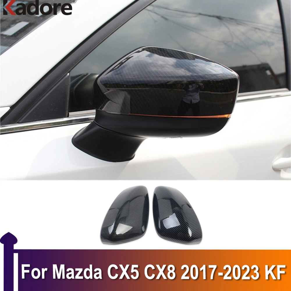 Coques de rétroviseurs extérieurs Noir pour Mazda CX-5 KF