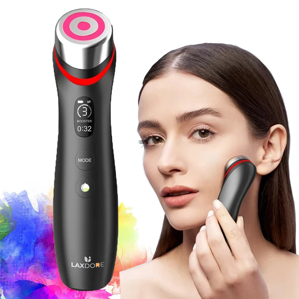 2025 NEW 6 in 1 Multifunction Ager Booster Pro Skin Therapy Wand Facial Led Lights Beauty Device