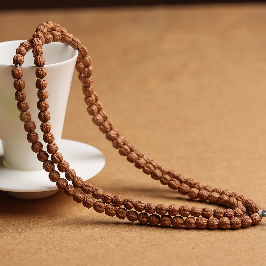 Seiko Original Pile Wen Play Five Claw Little Buddha Hand Diamond 108 Basalt Pattern High Oil High Bodhi Hand For Men And Women