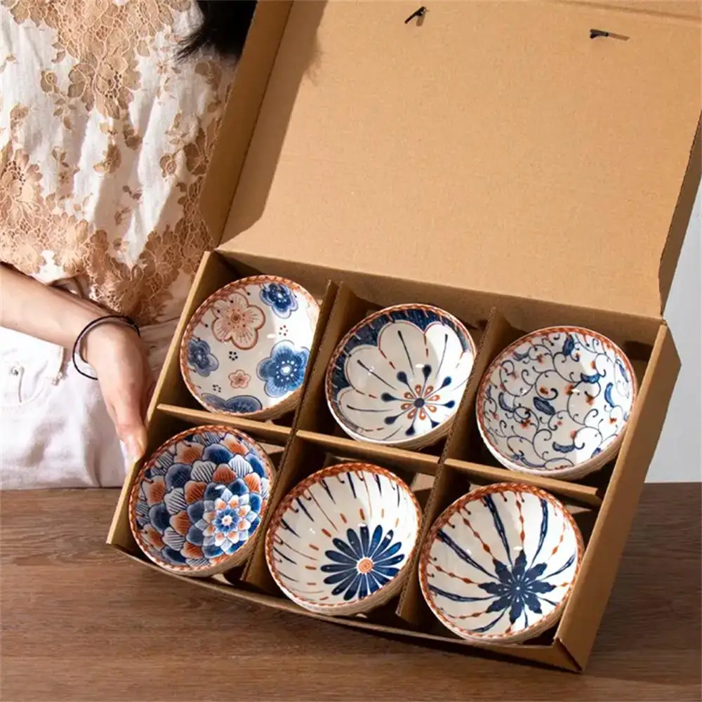 Ceramic Japanese Style Tableware Set - Luxury Baby Adult Dish Cute Feeding Bowls Gift Idea