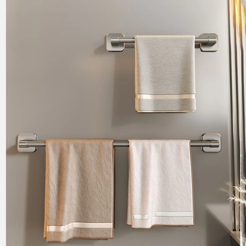Towel Rack Towel Holder Bathroom Hardware Set Storage Rack Without Drilling for Bathroom