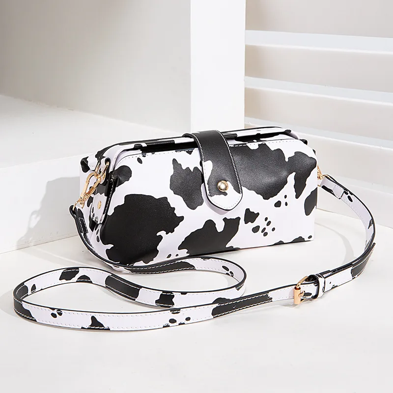 High Capacity Shoulder Bag Women Bags Brand Designer Totes Soft Leather Luxury Handbags For Ladies Cow pattern Clip Bags