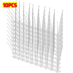 Outdoor Bird and Pest Repellent Spikes for Garden, Roof, and Balcony (10PCS)