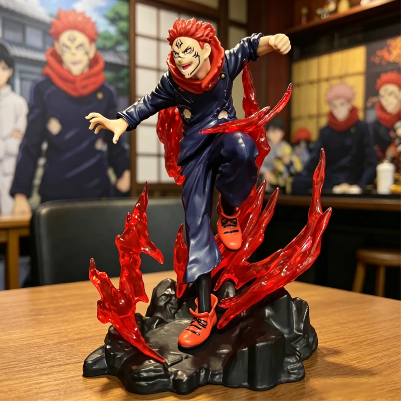 Figura de accion de Ryomen Sukuna de 17 cm del anime Jujutsu Kaisen
