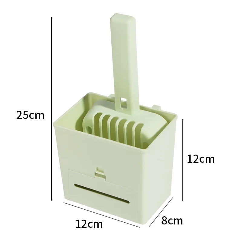 1Set Plastic Self Cleaning Cat Litter Scoop Set With Base Durable Litter Box Shovel For Cats Kitten Toilet Cleaning Tools_voghion.com