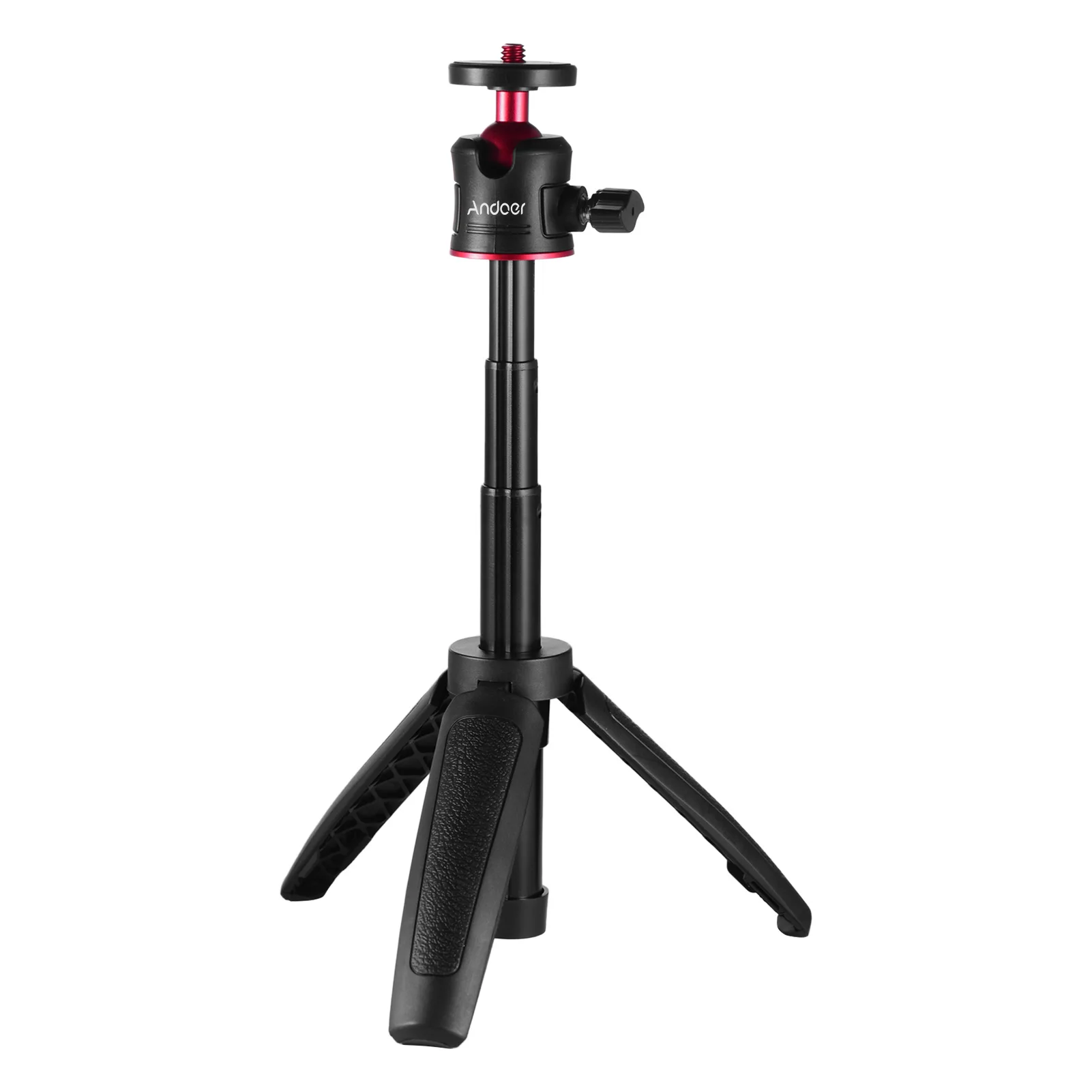 MT-08 Mini Extendable Desktop Tripod Handheld Photography Bracket Stand w/ Flexible Ballhead 1/4 Inch Screw Mount for Selfie mini tripod,camera tripod,cell phone tripod