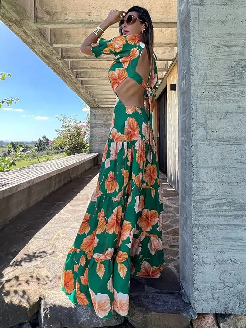 Vestidos Playeros De Moda Vestidos Hawaianos Moda De Vestidos