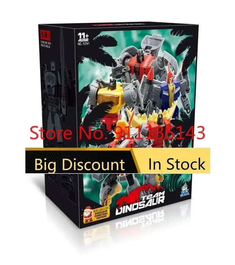 

Mft Mechine Dinosaurs Dinobots 5 in 1 box In Stock