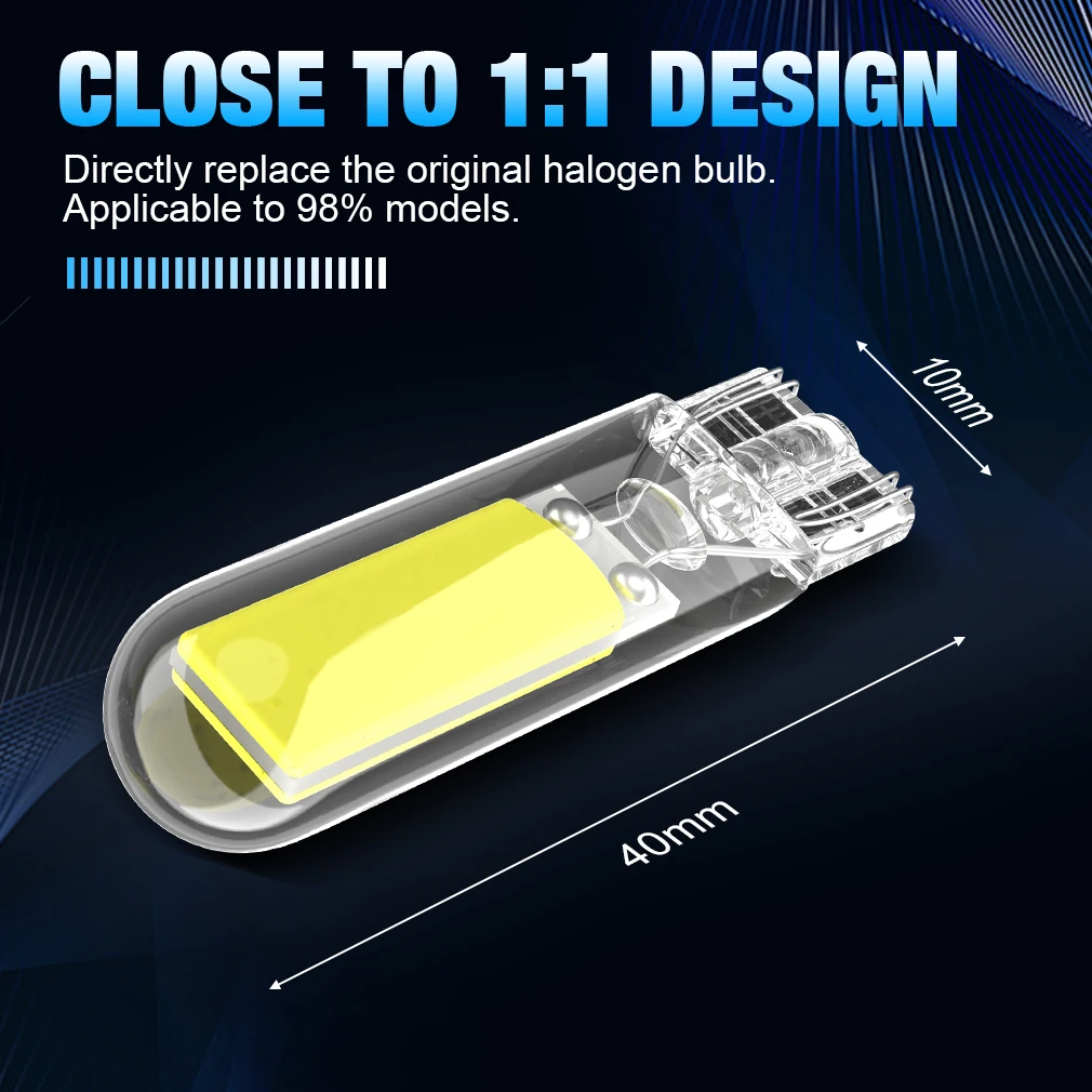 2X W16W LED T15 902 921 912 LED ڵ  ȣ    DRL     ̾ COB  6000K 12V