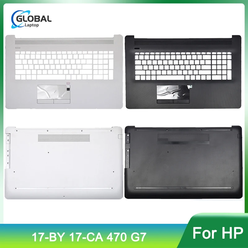 

NEW Laptop Cover Palmrest Upper Case Bottom Base For HP 17-BY 17-CA 470 G7 L22751-001 L22506 Upper Top Lower Case Keyboard