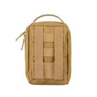 Аптечка первой помощи RHINO RESCUE IFAK POUCH Molle, медицинская сумка для кемпинга, автомобиля, путешествий, пешего туризма 004M (хаки) — изображение 4