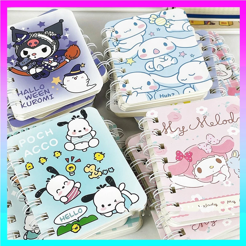4PCS/Set Sanrio Cartoon A5 Notebook Kuromi Cinnamoroll Coil Notebook  Notepad Stationery Wholesale - China Sanrio Products, Sanrio Accessories