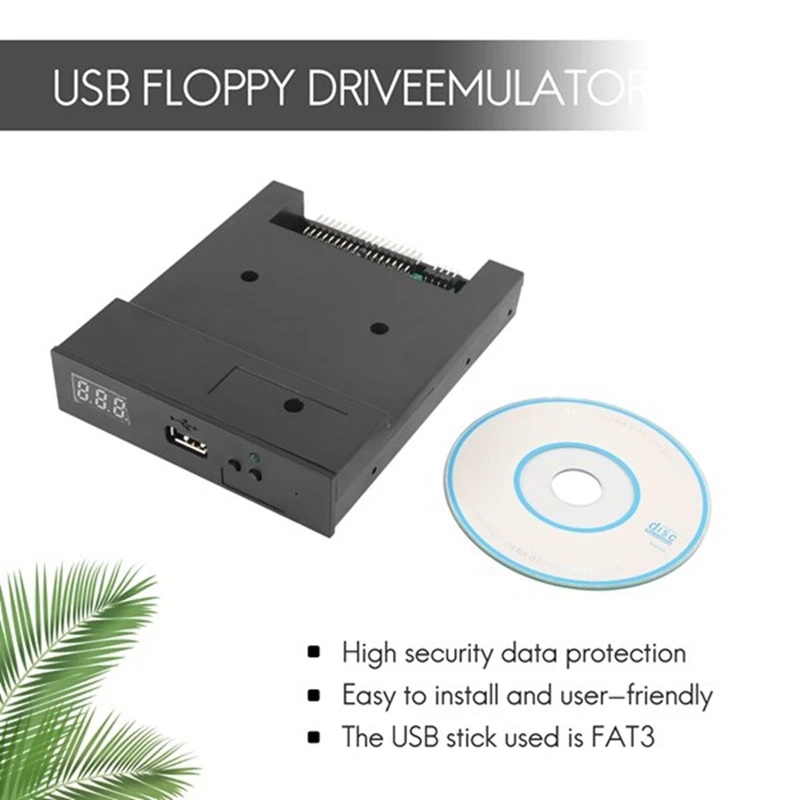 SFR1M44-U100K Black 3.5 Inch 1.44Mb Usb Ssd Floppy Drive Emulator For Yamaha Korg Roland Electronic Keyboard Gotek 2