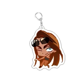 Chibi Anime Alien Keychain Character Collection - Backpack Pendant & Jewelry Gift - 55mm (Style 5)