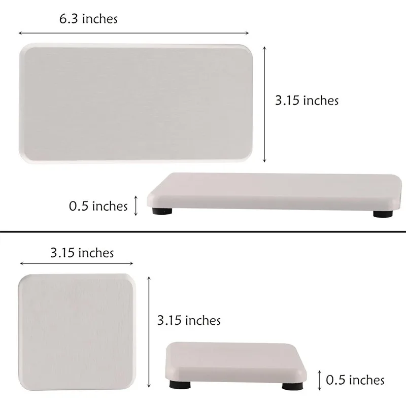 4PCS Stone Drying Tray for Bathroom Sink and Kitchen Counter, Fast Drying Diatomite Stone Sink Tray,Stone Soap Tray,Vanity Tray 5