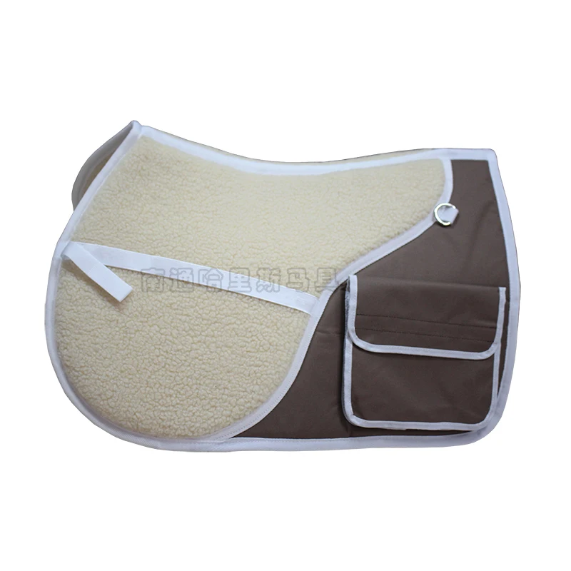 Thick Saddle Pad Large Pocket Saddle Cushion Sweat Drawer Wild Riding Outdoor Horse Equipment 승마용품