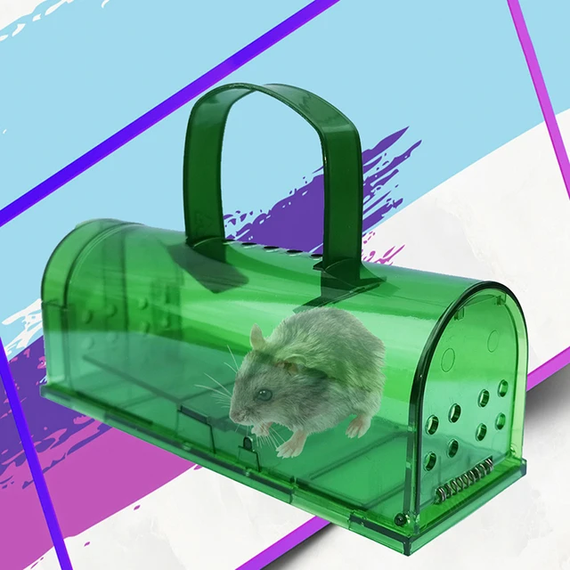 Rat Catcher,Mouse Trap,Small Animal Capture Cage,Humane Mouse Traps,for Small Rodent Voles Mole Hamsters Catcher,Indoor Outdoor Mouse Trap, Size: 1pc