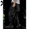 11 BYBB'S DARK Ribbons Multi Pockets Cargo Pants Men Hip Hop Streetwear Tactical Function Trouser Techwear  Harajuku Joggers Men 1