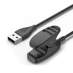 Universal Smart Watch USB Charging Cable - 3.3ft Replacement Charger (Black)