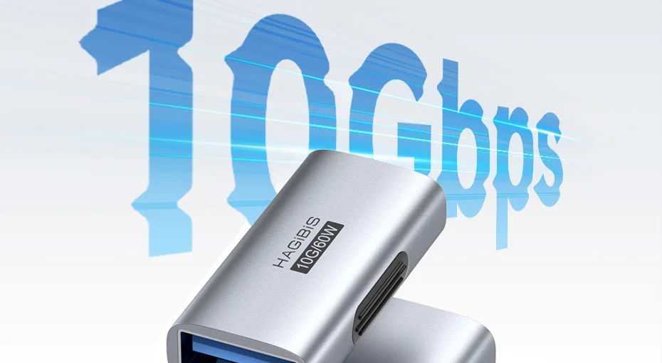 Hagibis USB C Female to USB Female Adapter USB 3.2 OTG 60W