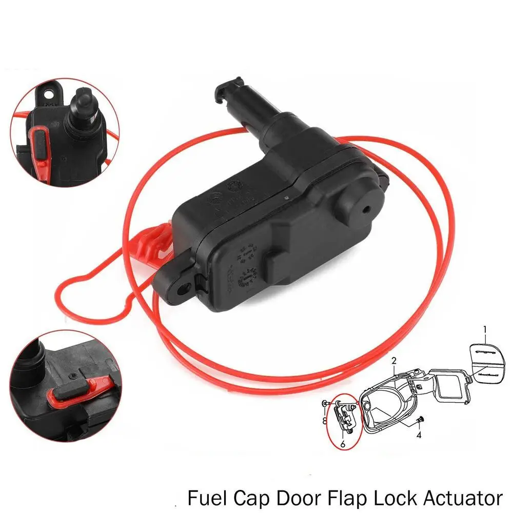 For Audi A3 A6 A7 C7 Q3 Q7 Fuel Flap Door Release Lock Actuator Motor 4L0862153D 4