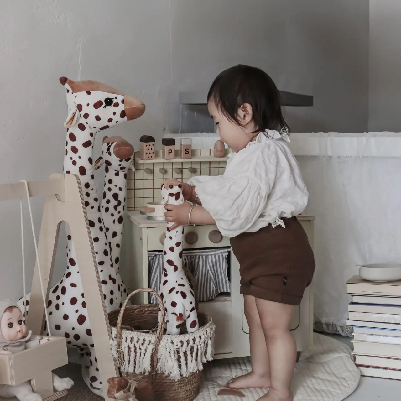 Soft Giraffe Baby Comfort Doll 4
