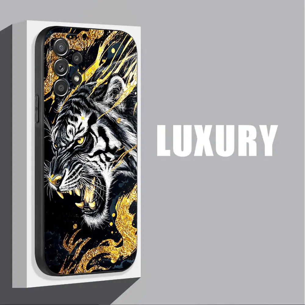 Tiger Design Soft Phone Case - Stylish and Protective