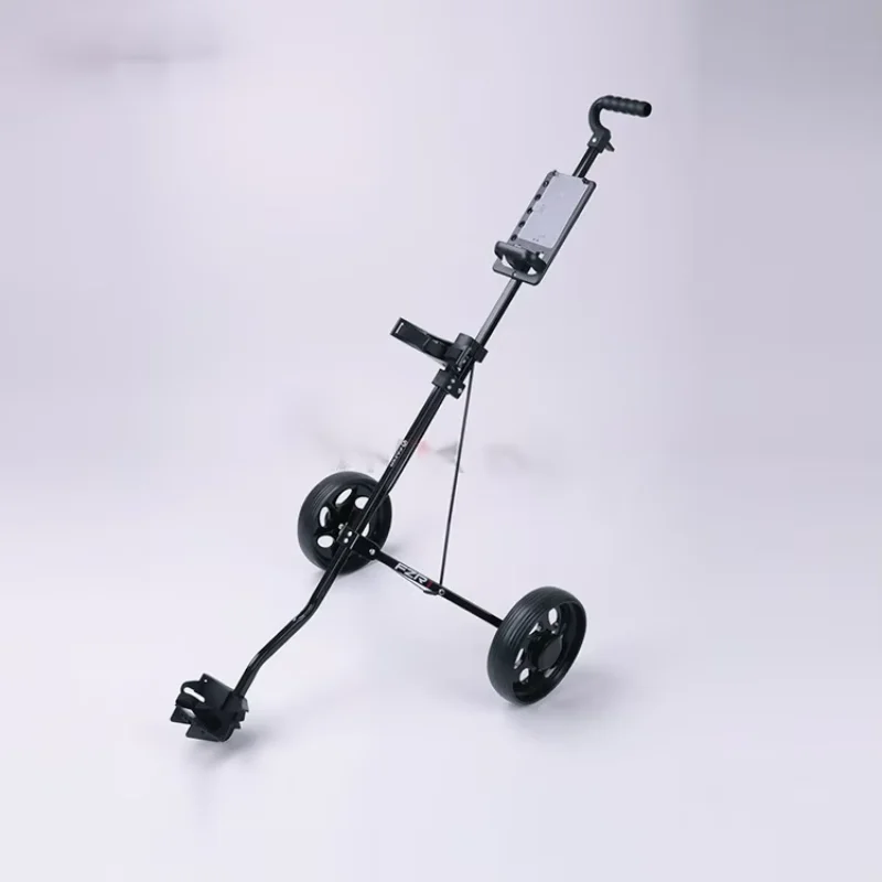 Golf cart, two wheeled iron cart, foldable and detachable golf bag hand drawn golf bag course supplies