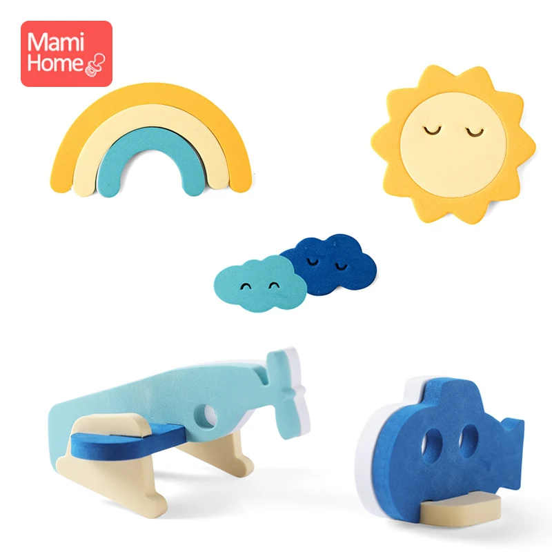 

Baby Bathroom Toys Baby Bath Toy Educational Kids Cognitive Puzzles Foam Floating Toy For Baby Bathtub Bathing Toys Baby Gifts