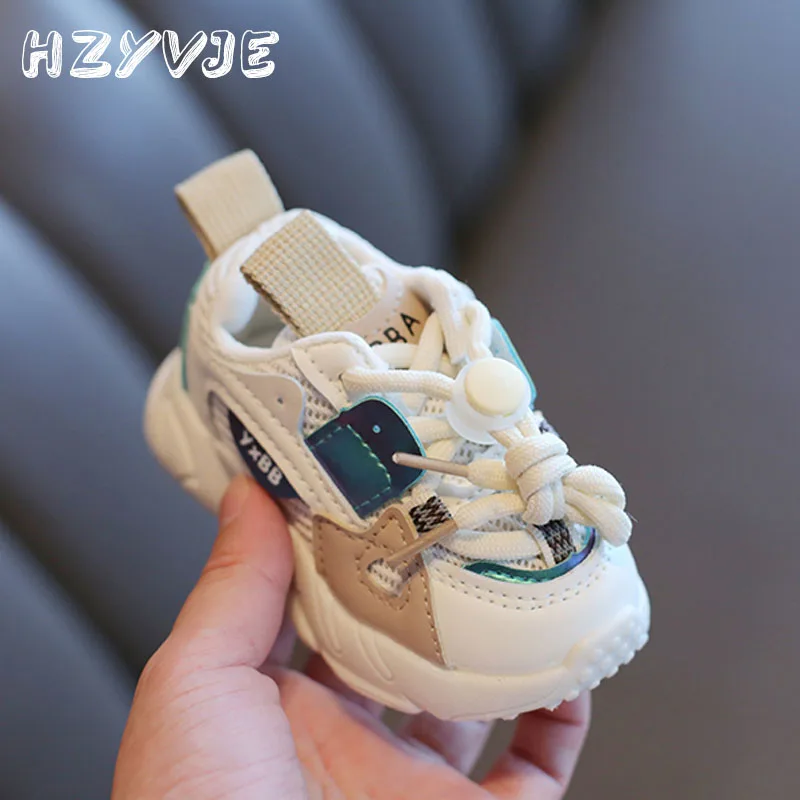 Sports Shoes Baby Shoes Kids Sneakers Kids Shoes Kids Sports Shoes Spring and Autumn Kids Sneakers 0-1-2-3 Year Old Infant and Toddler Baby Boys Girls Anti Slip Learning Walking Shoe