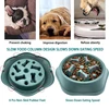 Slow Feeder Dog Bowl Anti-choking Puppy Food Bowl Anti-slip Pet Slow Eating Dog Dishes Puzzle Feeders for Dogs Small Medium 4