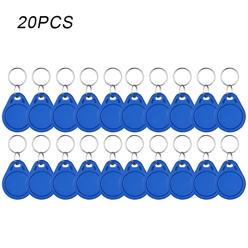 Multi-Colour RFID Replaceable Smart Token Keychain Set