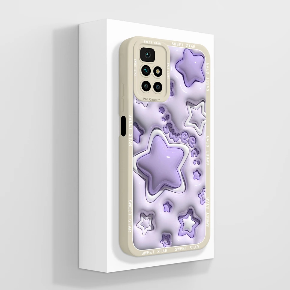 Cute Healing Pattern Slim Silicone Phone Case - Premium Protection Back Cover