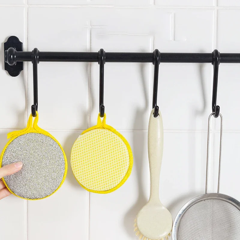 Car Wash Cleaning Brush Double Sides Cleaning Sponge Pan Pot Dish Clean Sponge Household Cleaning Tools Dishwashing Brushes 3