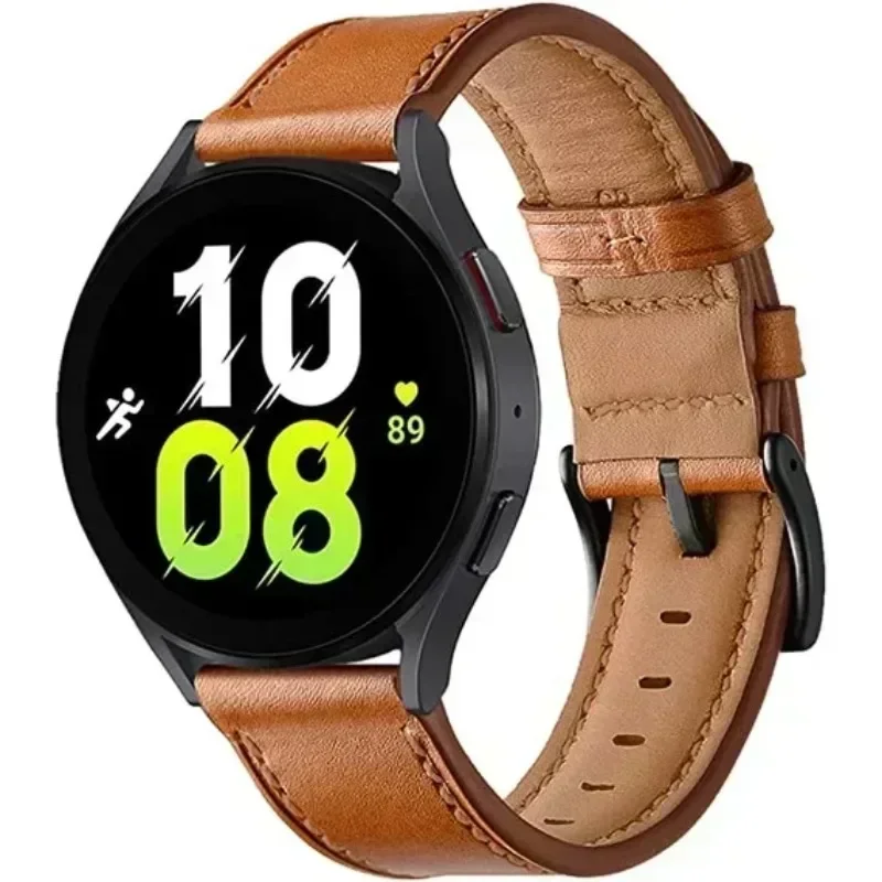 Elegant Leather Quick Release Strap - Premium Wristband Accessory, 22mm/20mm Adjustable Bracelet