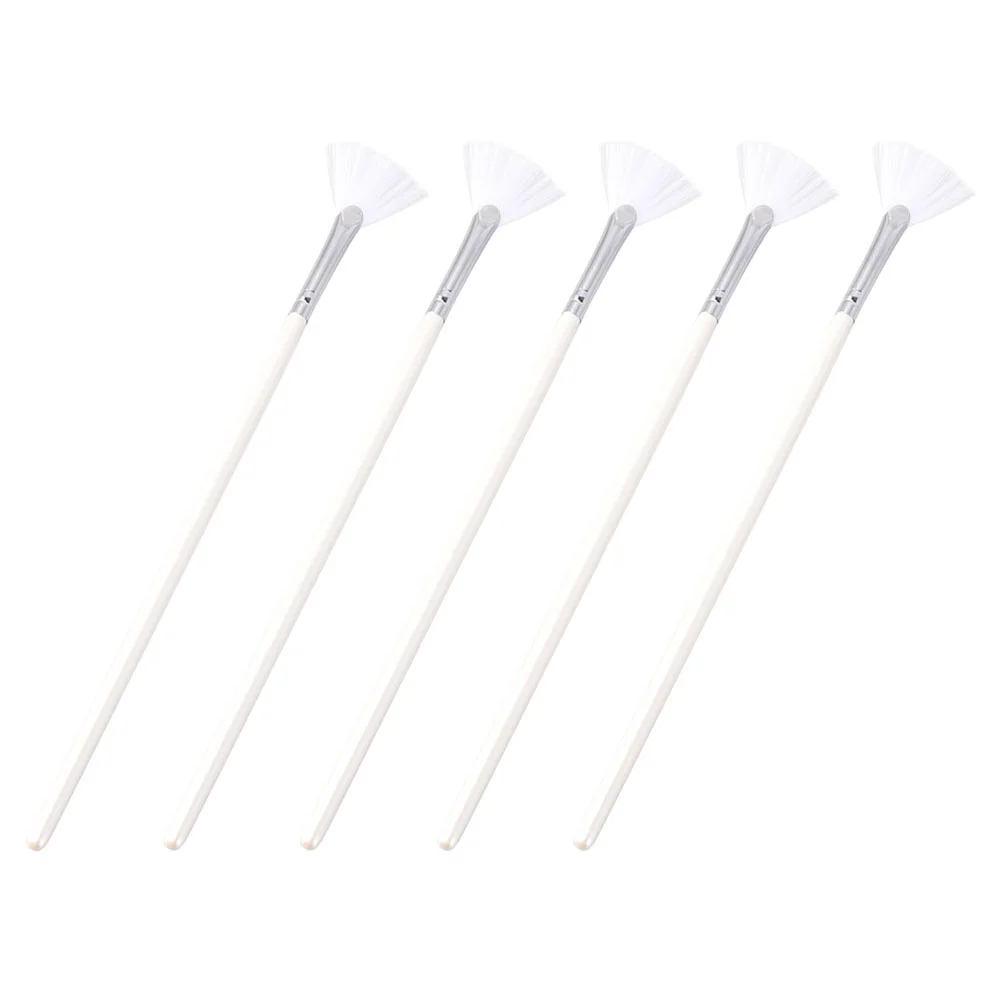 브러쉬 팬 어플리케이터 페이셜 산성 브러쉬 소프트리트리라이터 아티스트 페이스 필 마스크 블러쉬 