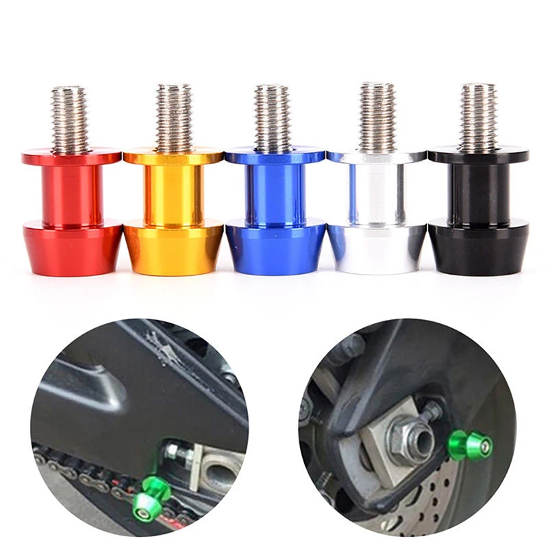 Motorcycle Swingarm Spools Slider - Durable Aluminum Alloy Slider and Stand Accessory