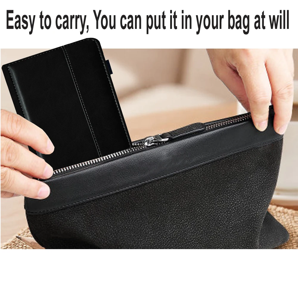 Premium Leather Ebook Reader Case with Magnetic Closure and Sleep Function
