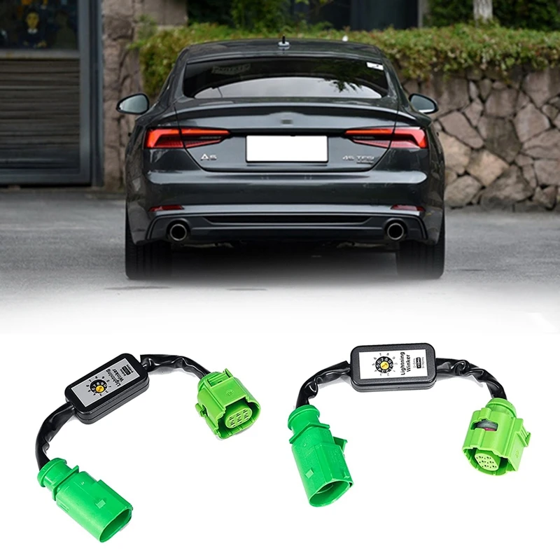 A82M-Car 다이나믹 애드온 모듈 케이블 와이어 하네스 테일 라이트 방향 지시등 LED 미등 For- A5 S5 RS5 2012-2019