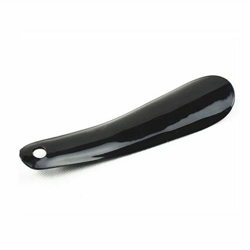 1/4 Stück 16cm Schwarzer Kunststoff-Schuhlöffel Löffelförmiger Schuhlöffel Flexibler Robuster Reise-Schuhlöffel Tragbarer Mini-Schuhlöffel – Detail 11